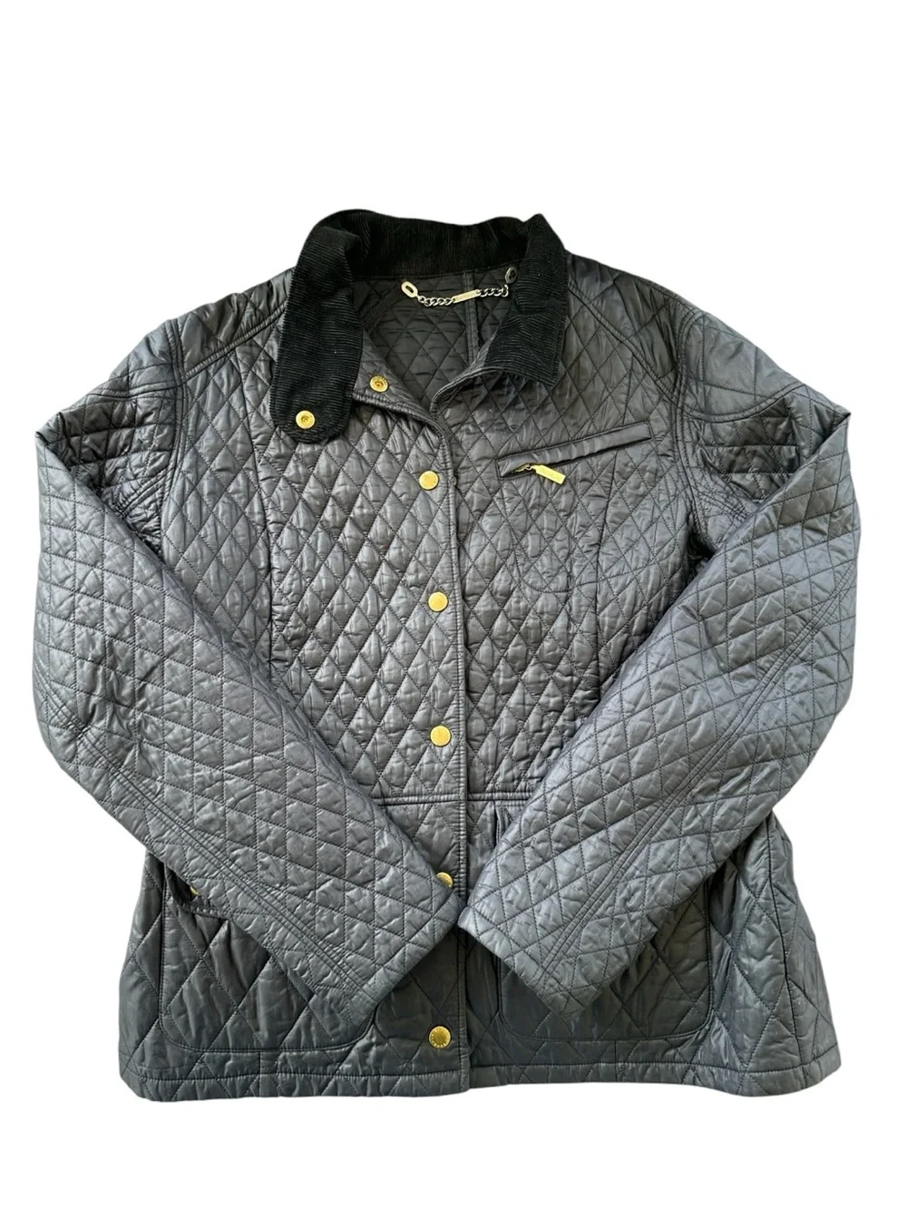 Barbour • Quilted Black Jacket - Picture 8 of 9